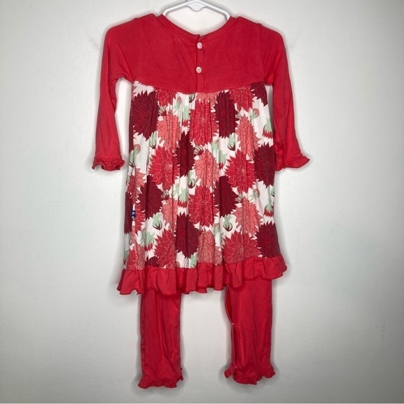 Kickee pants floral dress size 18/24 mo - Picture 4 of 6